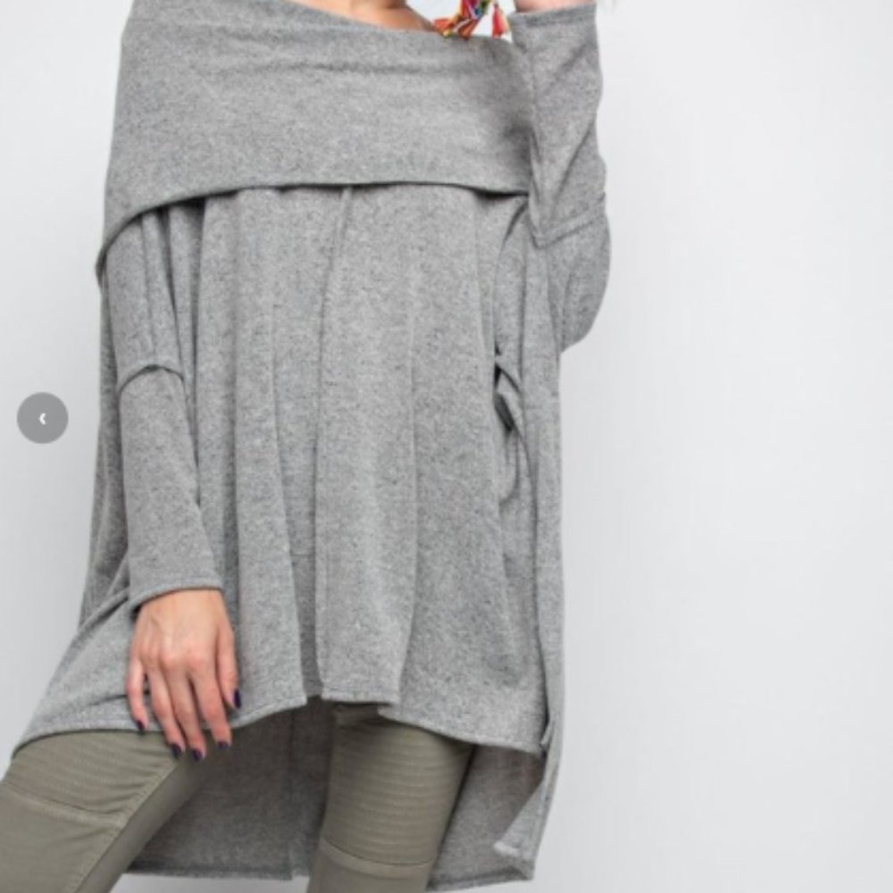 Off the shoulder sweater